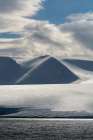 Snow-covered mountains in Hinlopen Strait Nordaustlandet-Norway Art Print